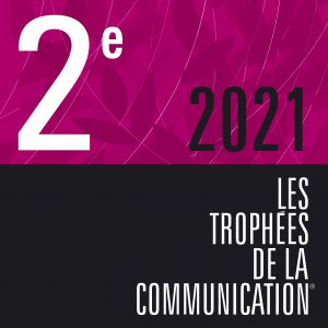 Logo 2e place trophées de la communication